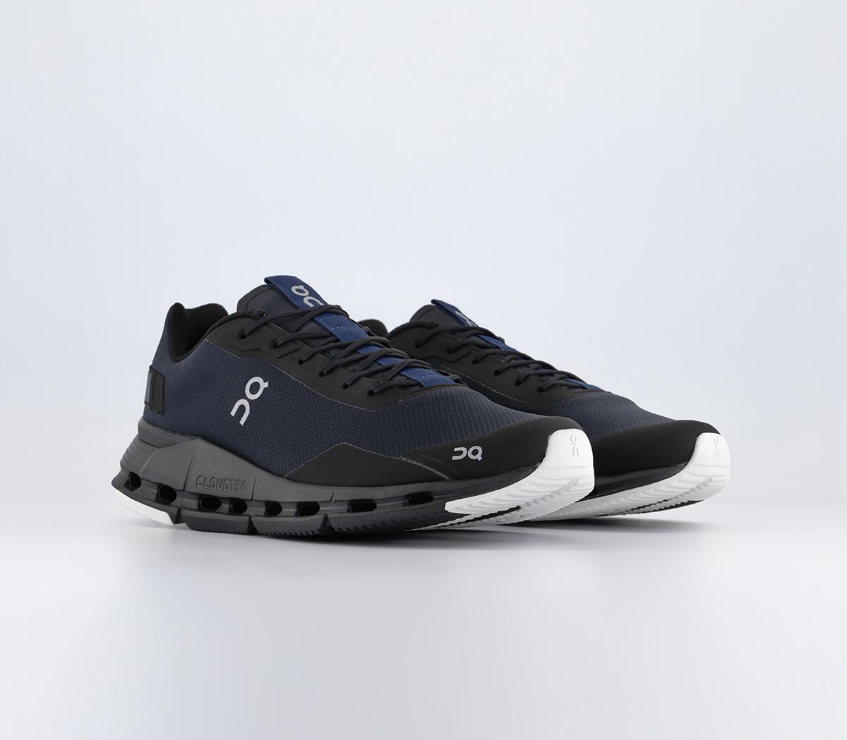 On Running Cloudnova Form Trainers Black Twilight - Men's Trainers