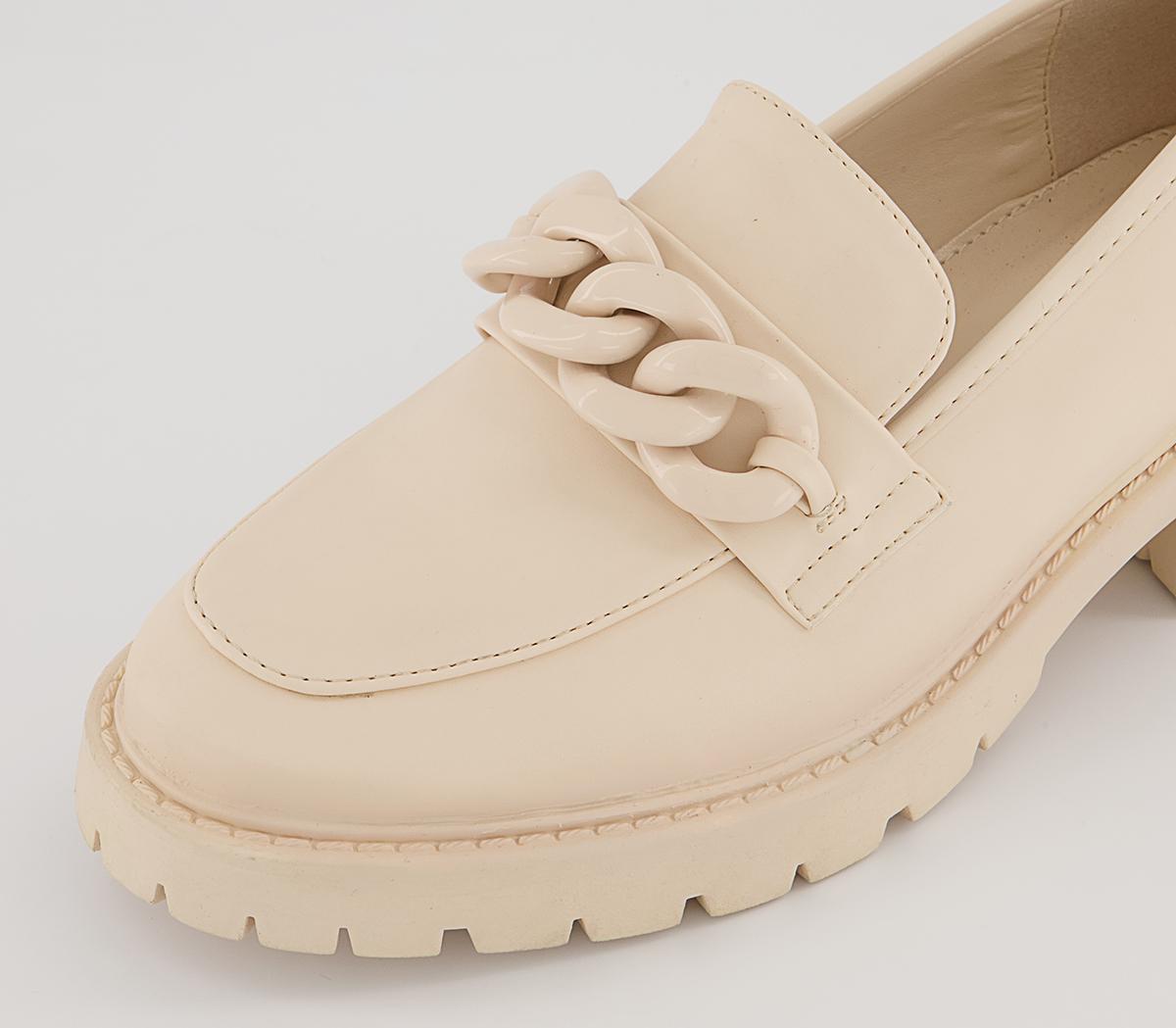Office Malted Chunky Chain Loafers Office Malted Chunky Chain Loafers Off White