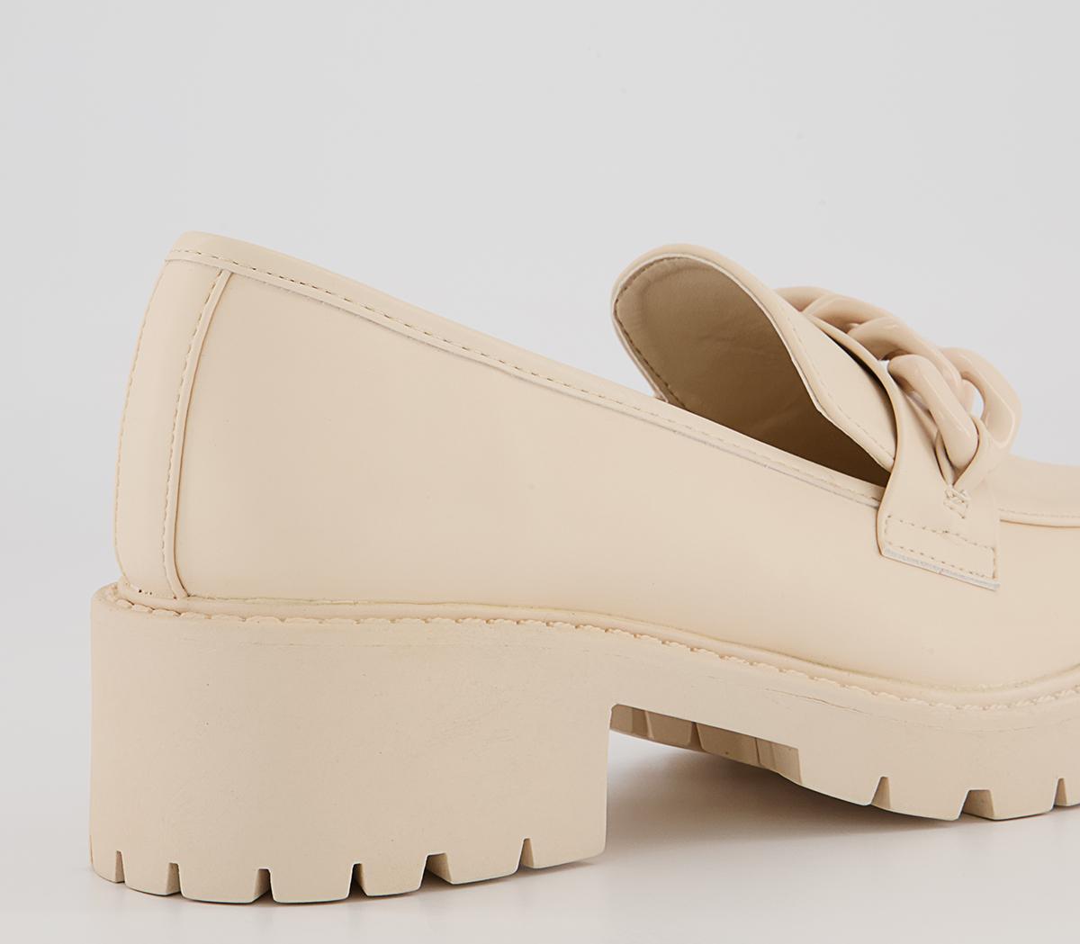 Office Malted Chunky Chain Loafers Office Malted Chunky Chain Loafers Off White