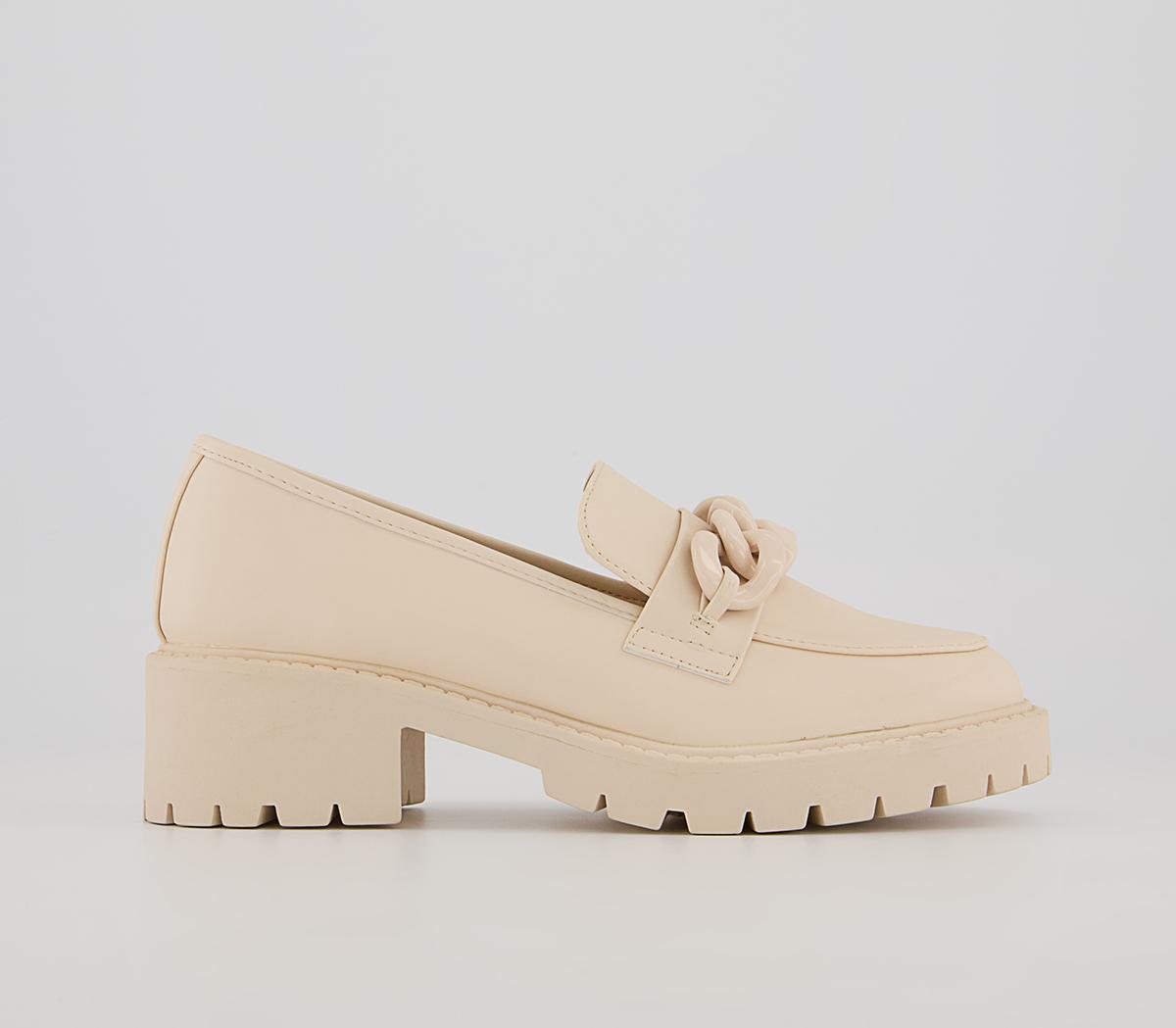 Office Malted Chunky Chain Loafers Office Malted Chunky Chain Loafers Off White