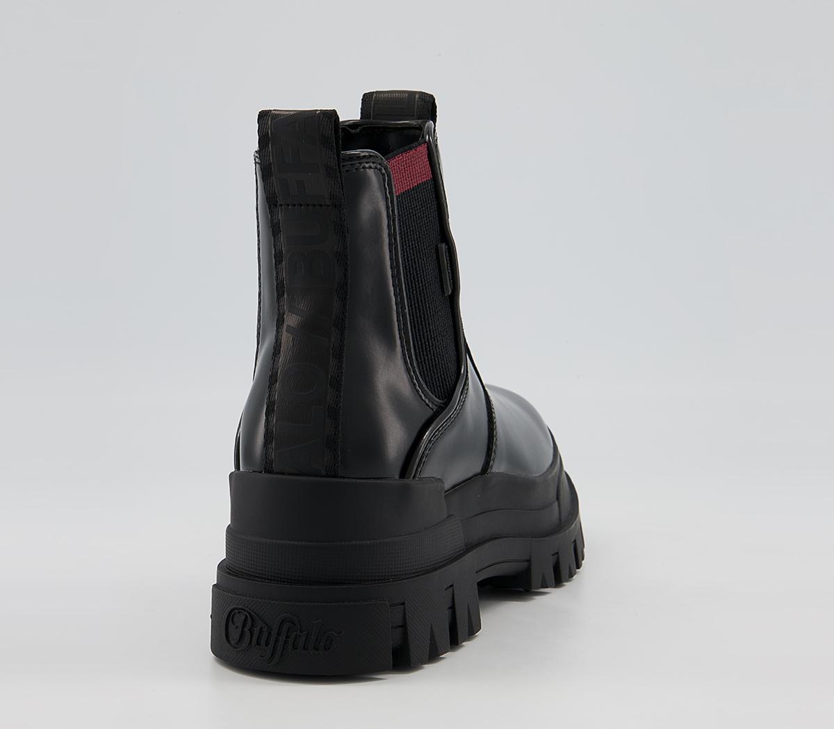 Buffalo Aspha Chelsea Boots Buffalo Aspha Chelsea Boots Black