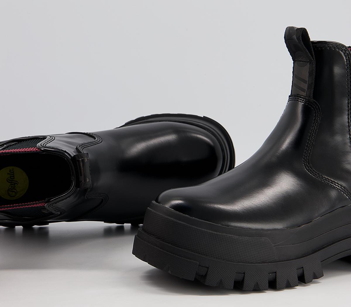 Buffalo Aspha Chelsea Boots Buffalo Aspha Chelsea Boots Black