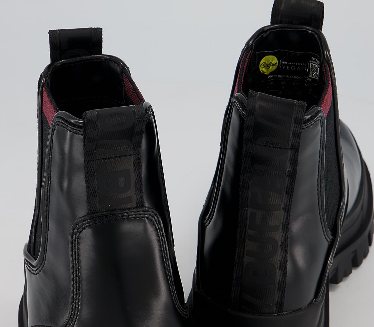 Buffalo Aspha Chelsea Boots Buffalo Aspha Chelsea Boots Black