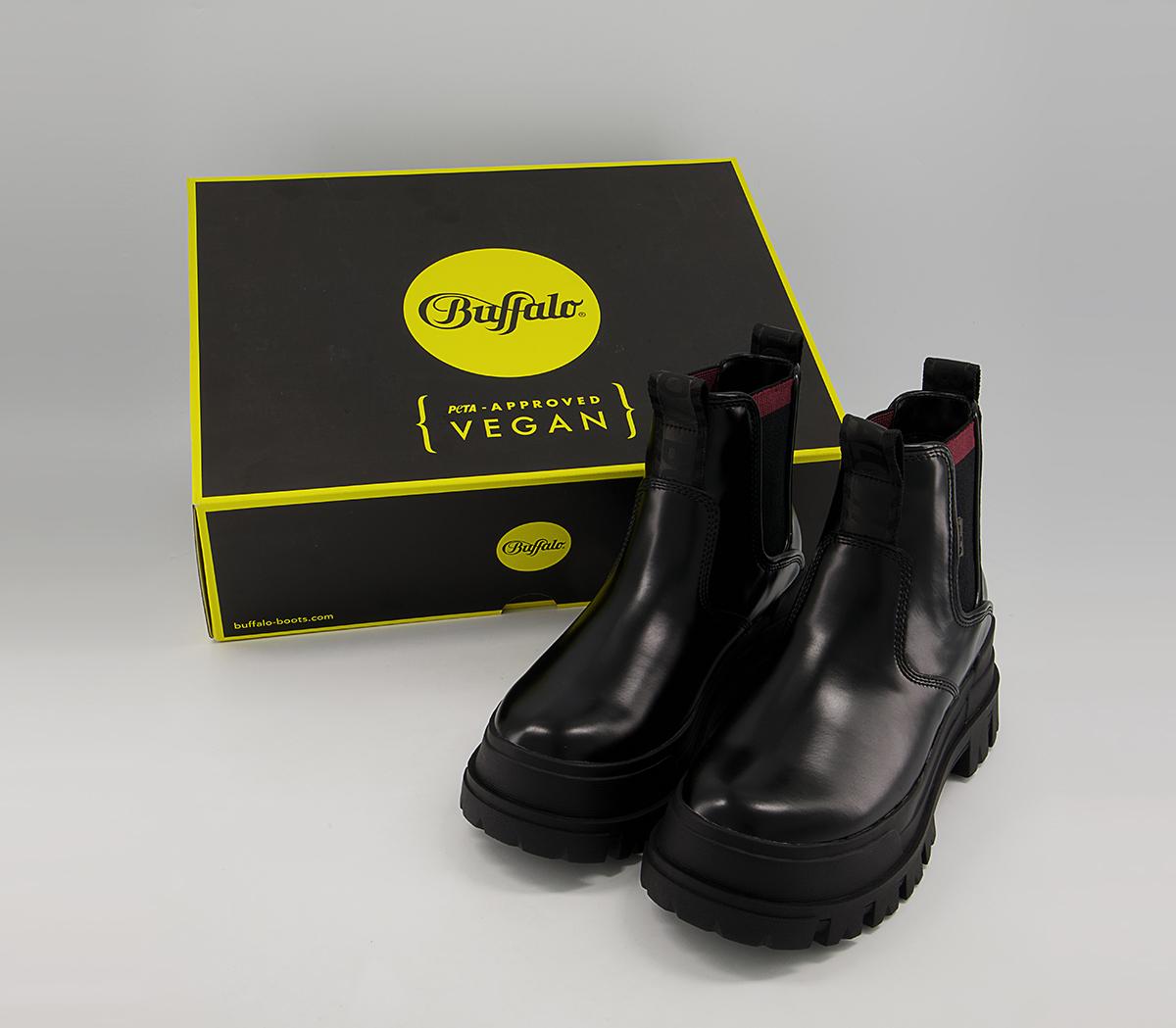 Buffalo Aspha Chelsea Boots Buffalo Aspha Chelsea Boots Black