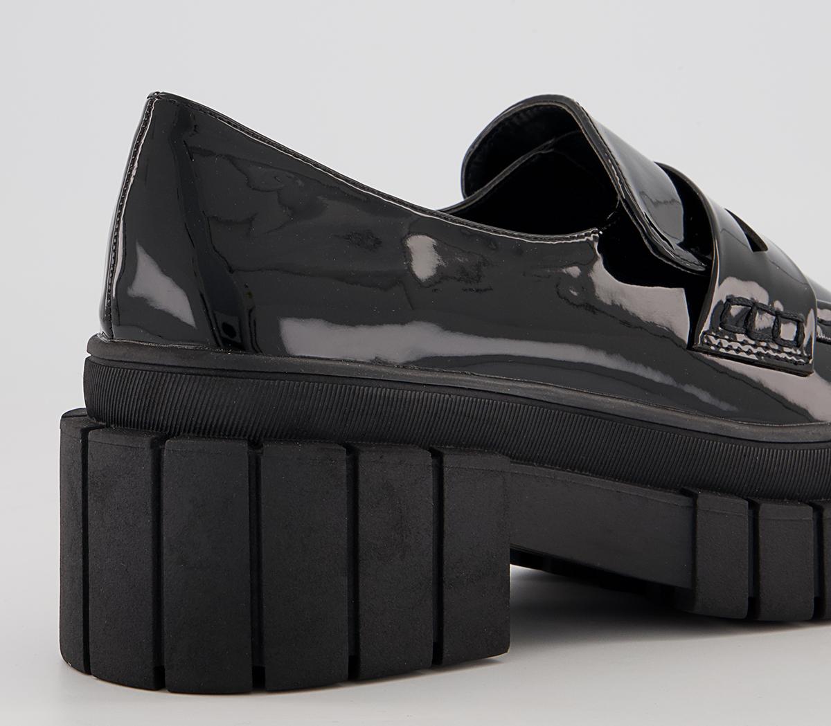 Office Mytsic Chunky Patent Loafers Office Mytsic Chunky Patent Loafers Black Patent