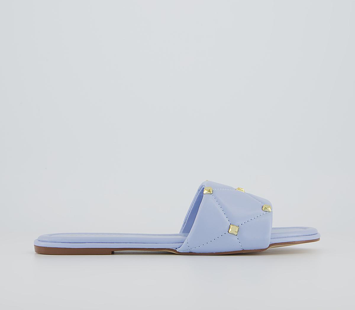 Office Simba Studded Mules Office Simba Studded Mules Blue