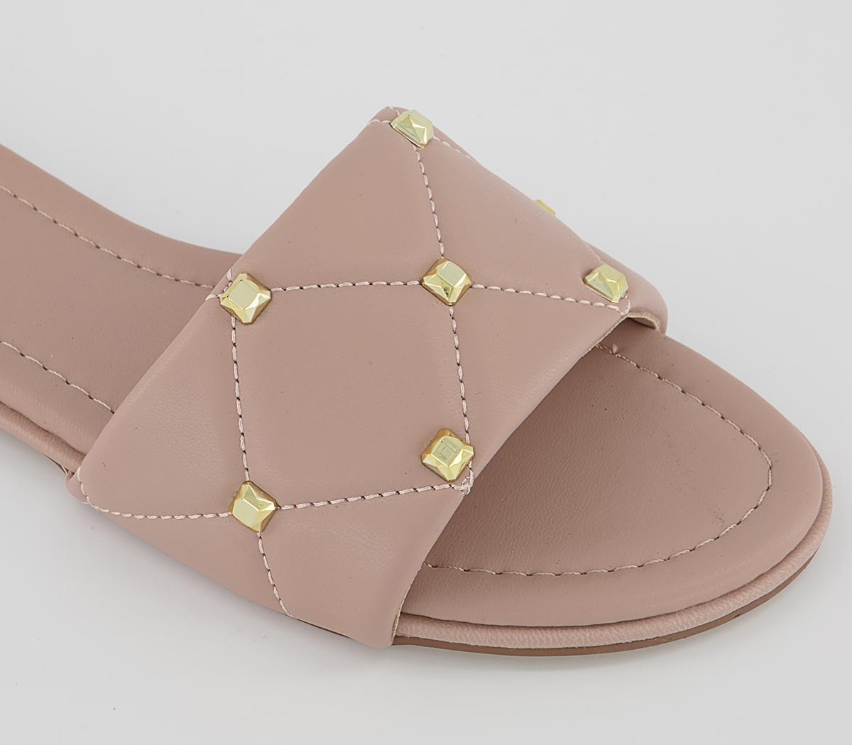 Office Simba Studded Mules Office Simba Studded Mules Pink
