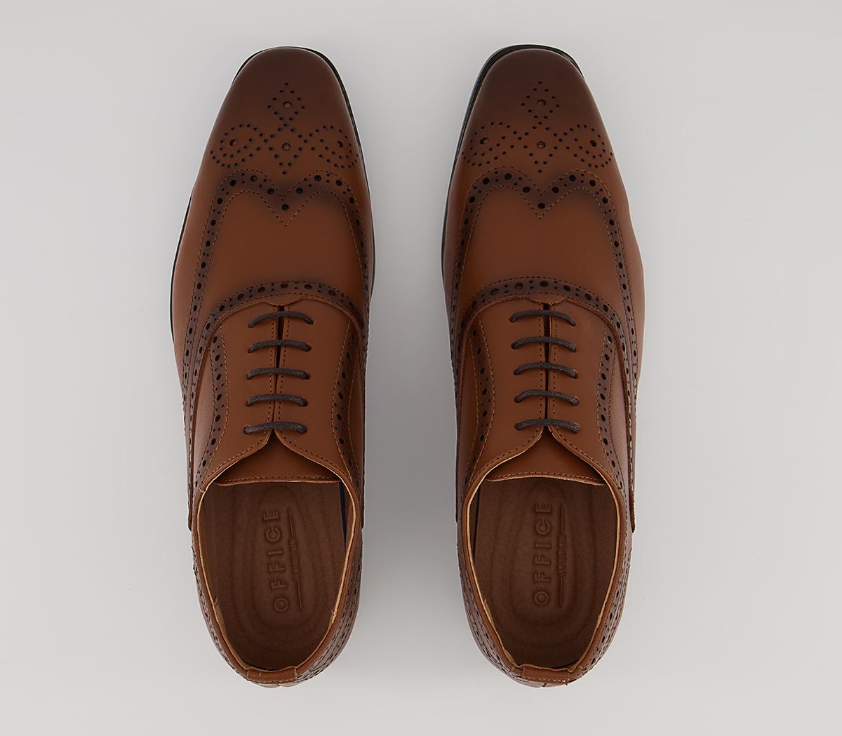 Office Macro 2 Oxford Brogues Office Macro 2 Oxford Brogues Tan Leather