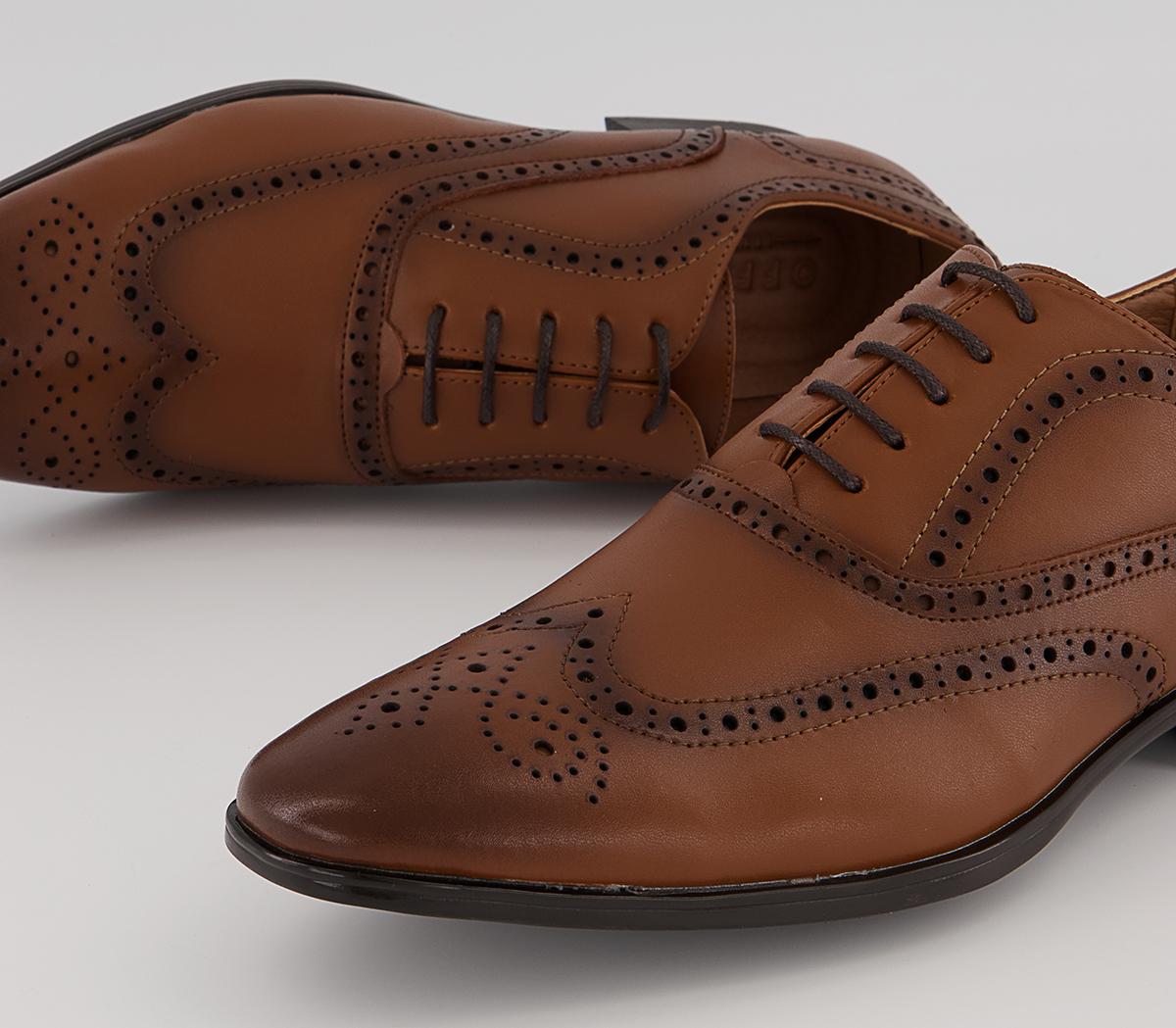 Office Macro 2 Oxford Brogues Office Macro 2 Oxford Brogues Tan Leather