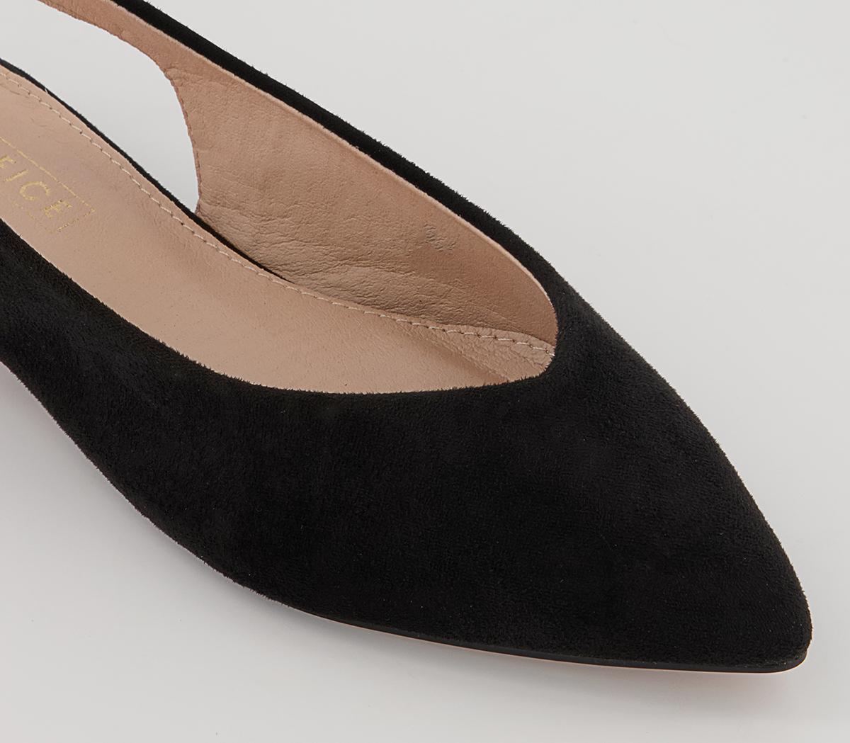 Office Faroe Pointed Sling Back Pumps Office Faroe Pointed Sling Back Pumps Black