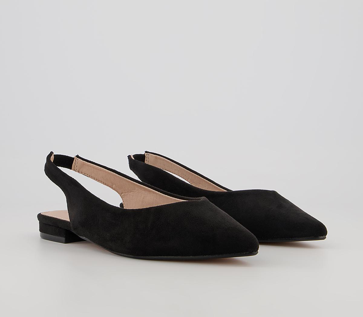 Office Faroe Pointed Sling Back Pumps Office Faroe Pointed Sling Back Pumps Black