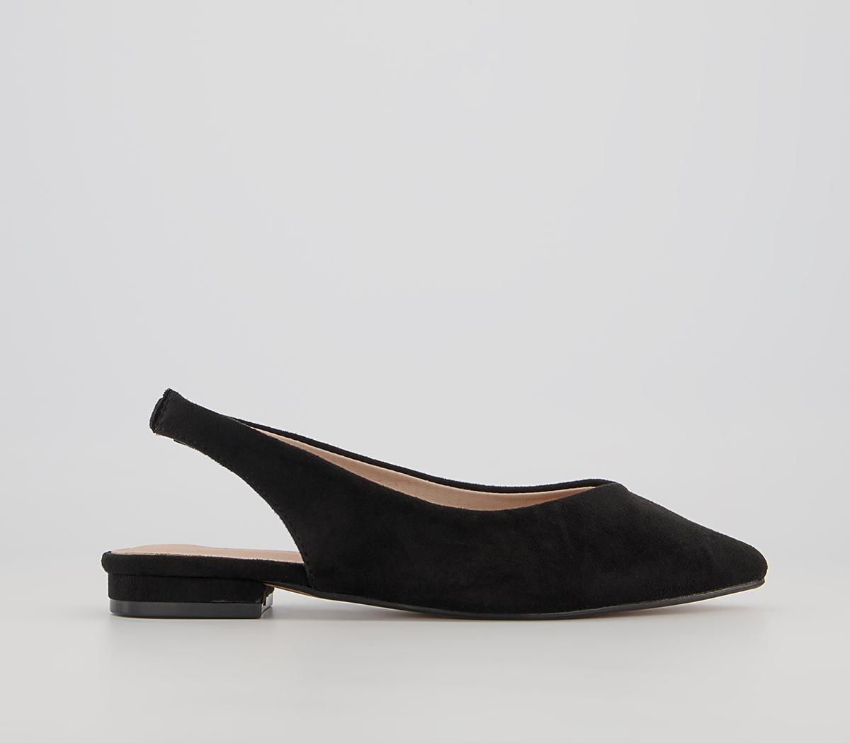 Office Faroe Pointed Sling Back Pumps Office Faroe Pointed Sling Back Pumps Black