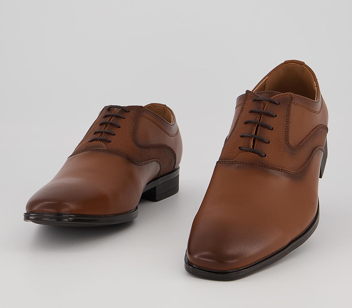 Office Manifest 2 Plain Toe Derby Shoes Office Manifest 2 Plain Toe Derby Shoes Tan Leather
