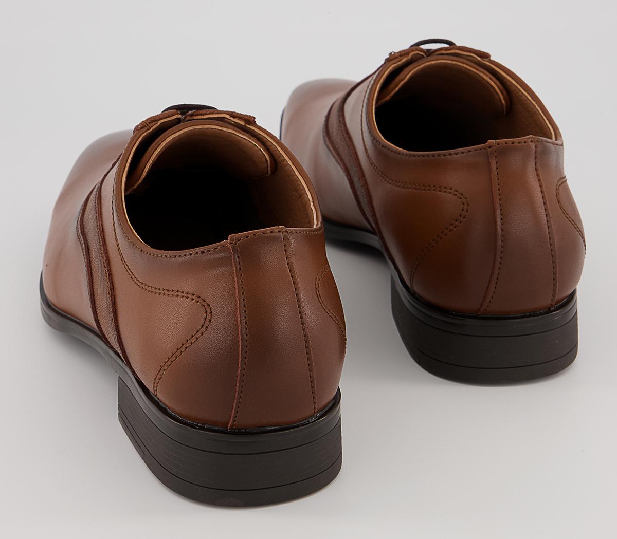 Office Manifest 2 Plain Toe Derby Shoes Office Manifest 2 Plain Toe Derby Shoes Tan Leather