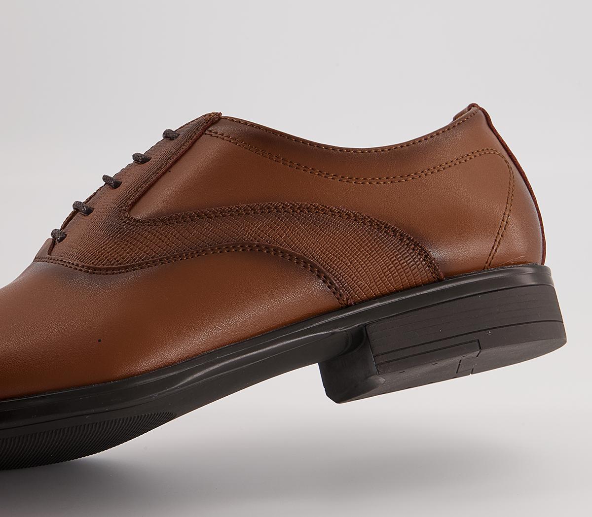 Office Manifest 2 Plain Toe Derby Shoes Office Manifest 2 Plain Toe Derby Shoes Tan Leather
