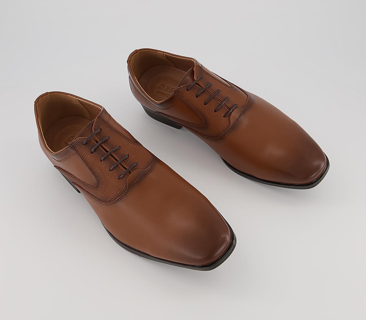 Office Manifest 2 Plain Toe Derby Shoes Office Manifest 2 Plain Toe Derby Shoes Tan Leather