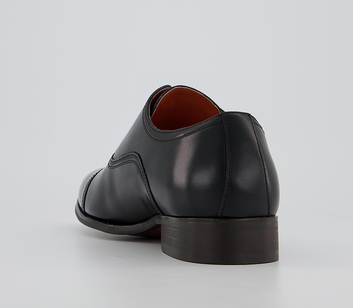 Office Maresco High Shine Toe Cap Oxford Shoes Office Maresco High Shine Toe Cap Oxford Shoes Black Leather