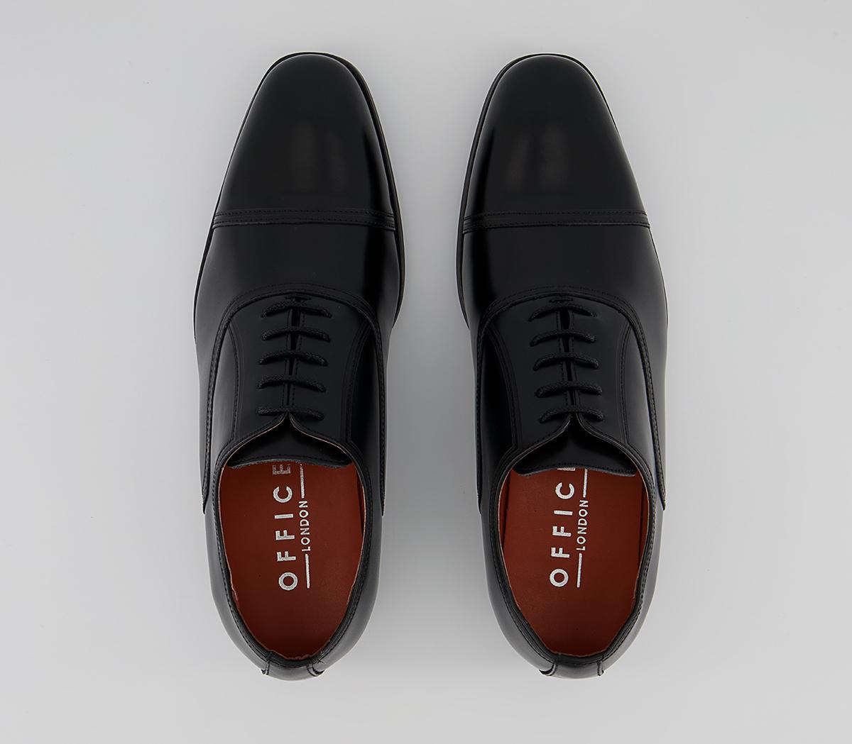 Office Maresco High Shine Toe Cap Oxford Shoes Office Maresco High Shine Toe Cap Oxford Shoes Black Leather