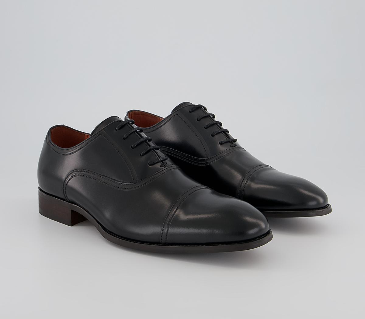 Office Maresco High Shine Toe Cap Oxford Shoes Office Maresco High Shine Toe Cap Oxford Shoes Black Leather