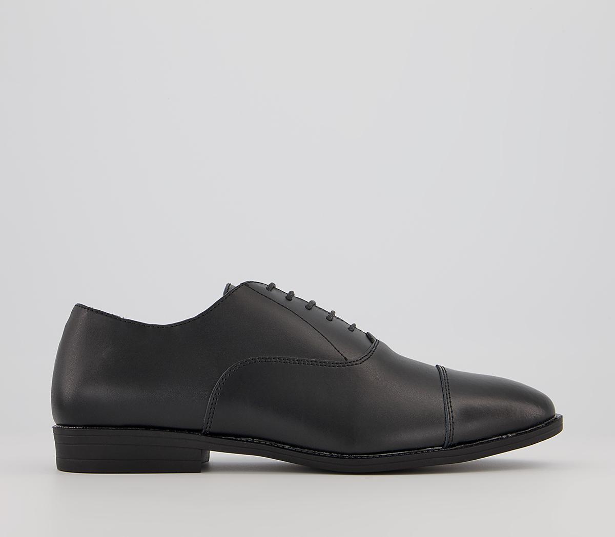 OfficeMemo 2 Plain Oxford ShoesBlack Leather