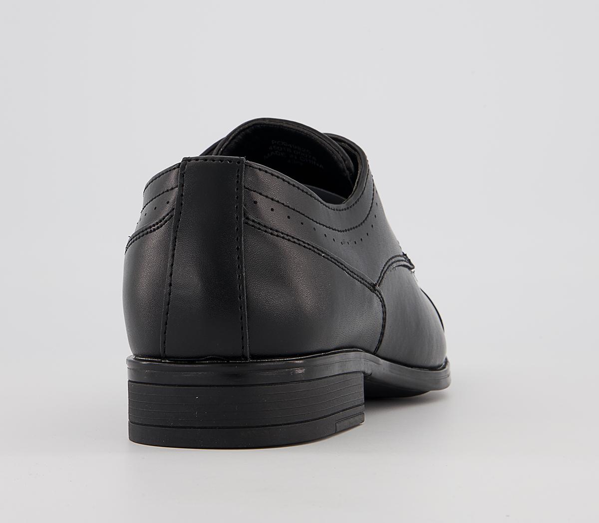 Office Memoir 2 Toe Cap Derby Shoes Office Memoir 2 Toe Cap Derby Shoes Black Leather