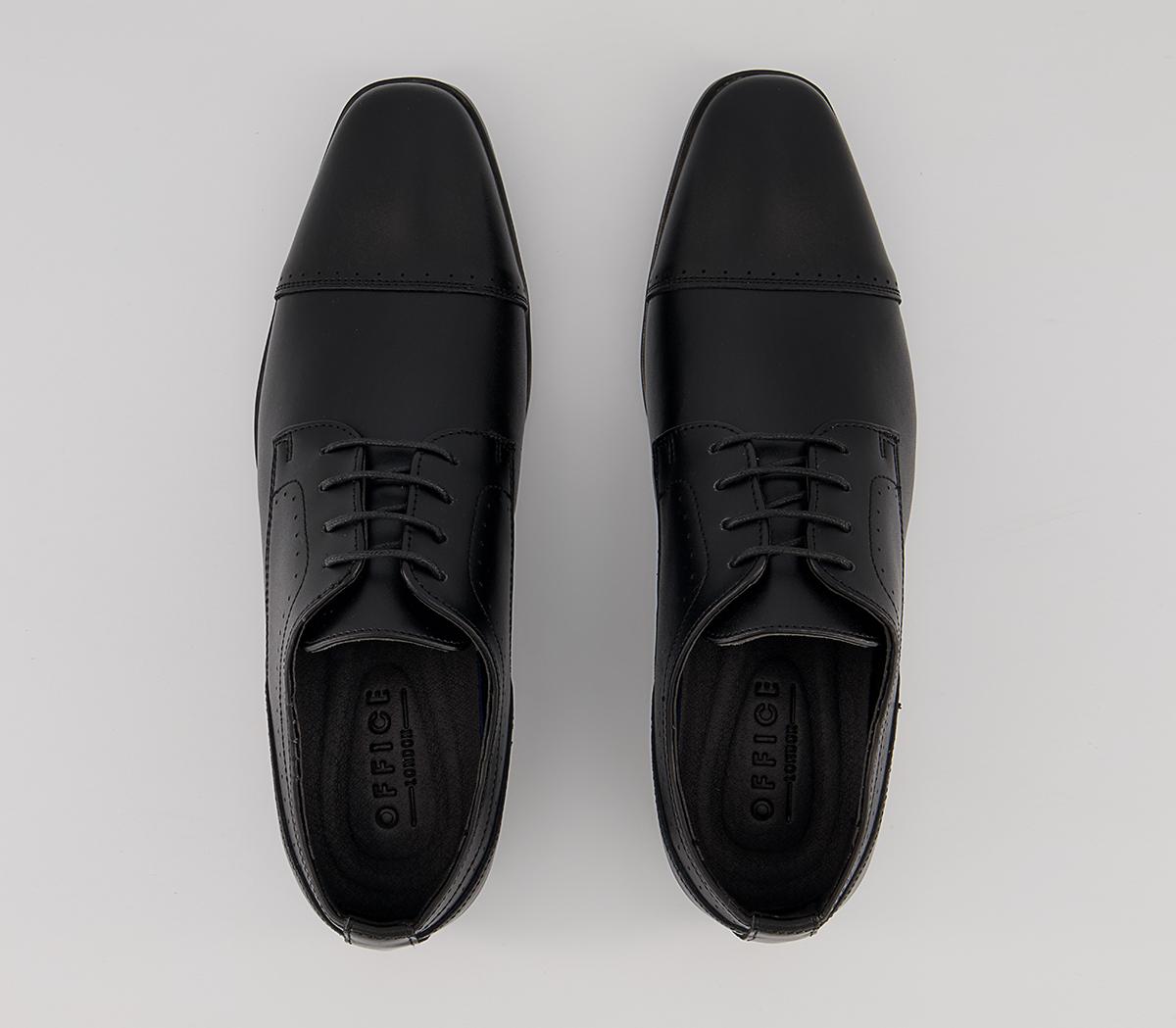 Office Memoir 2 Toe Cap Derby Shoes Office Memoir 2 Toe Cap Derby Shoes Black Leather