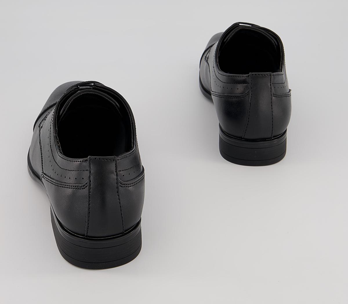 Office Memoir 2 Toe Cap Derby Shoes Office Memoir 2 Toe Cap Derby Shoes Black Leather