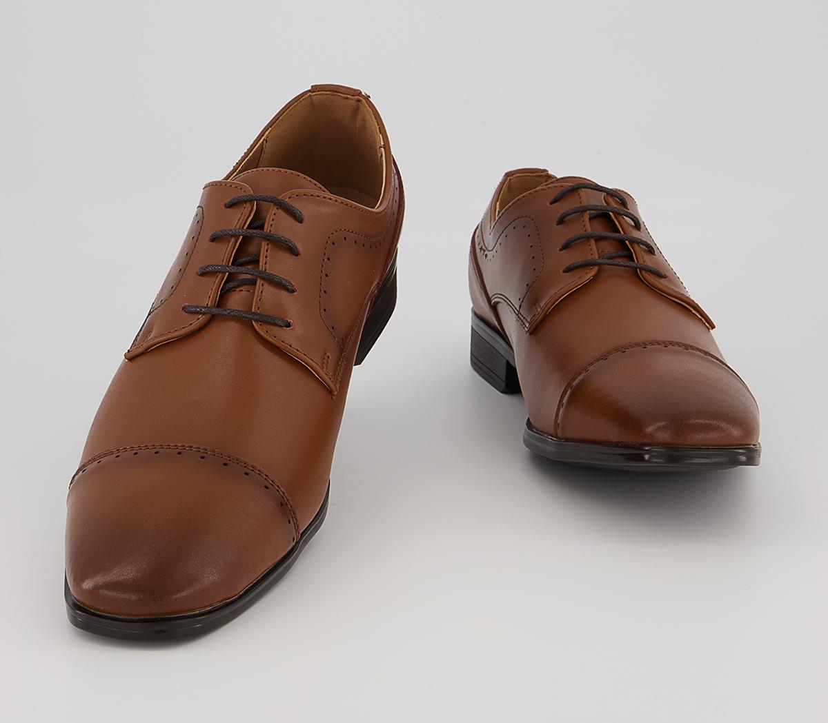 Office Memoir 2 Toe Cap Derby Shoes Office Memoir 2 Toe Cap Derby Shoes Tan Leather