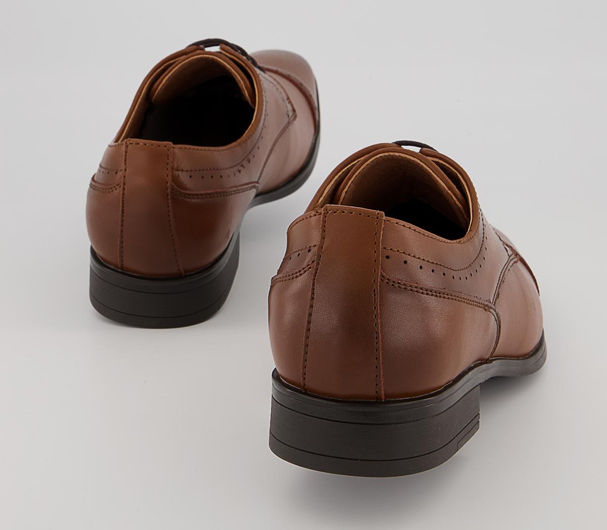 Office Memoir 2 Toe Cap Derby Shoes Office Memoir 2 Toe Cap Derby Shoes Tan Leather