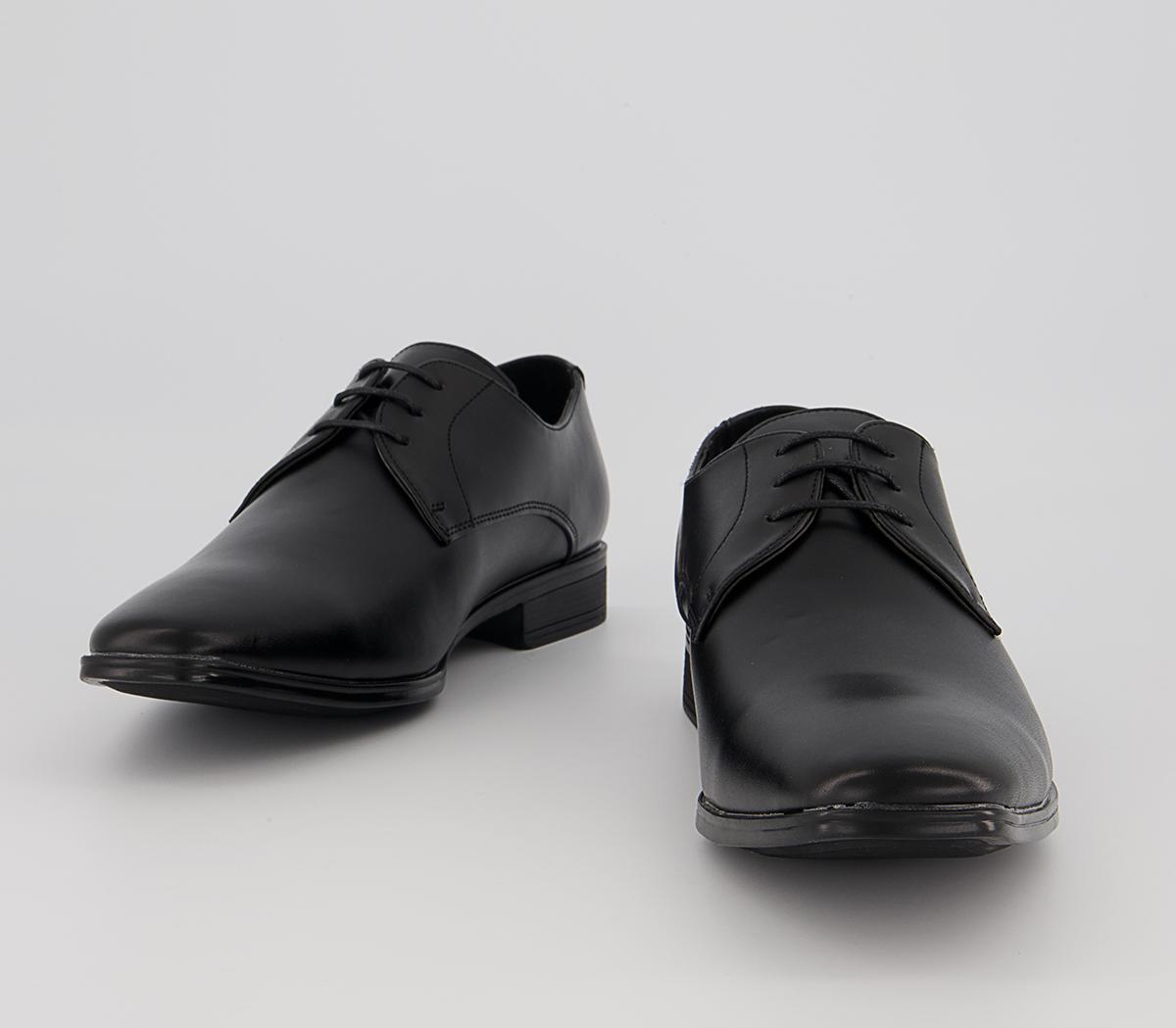 Office Micro 2 Plain Derby Shoes Office Micro 2 Plain Derby Shoes Black Leather