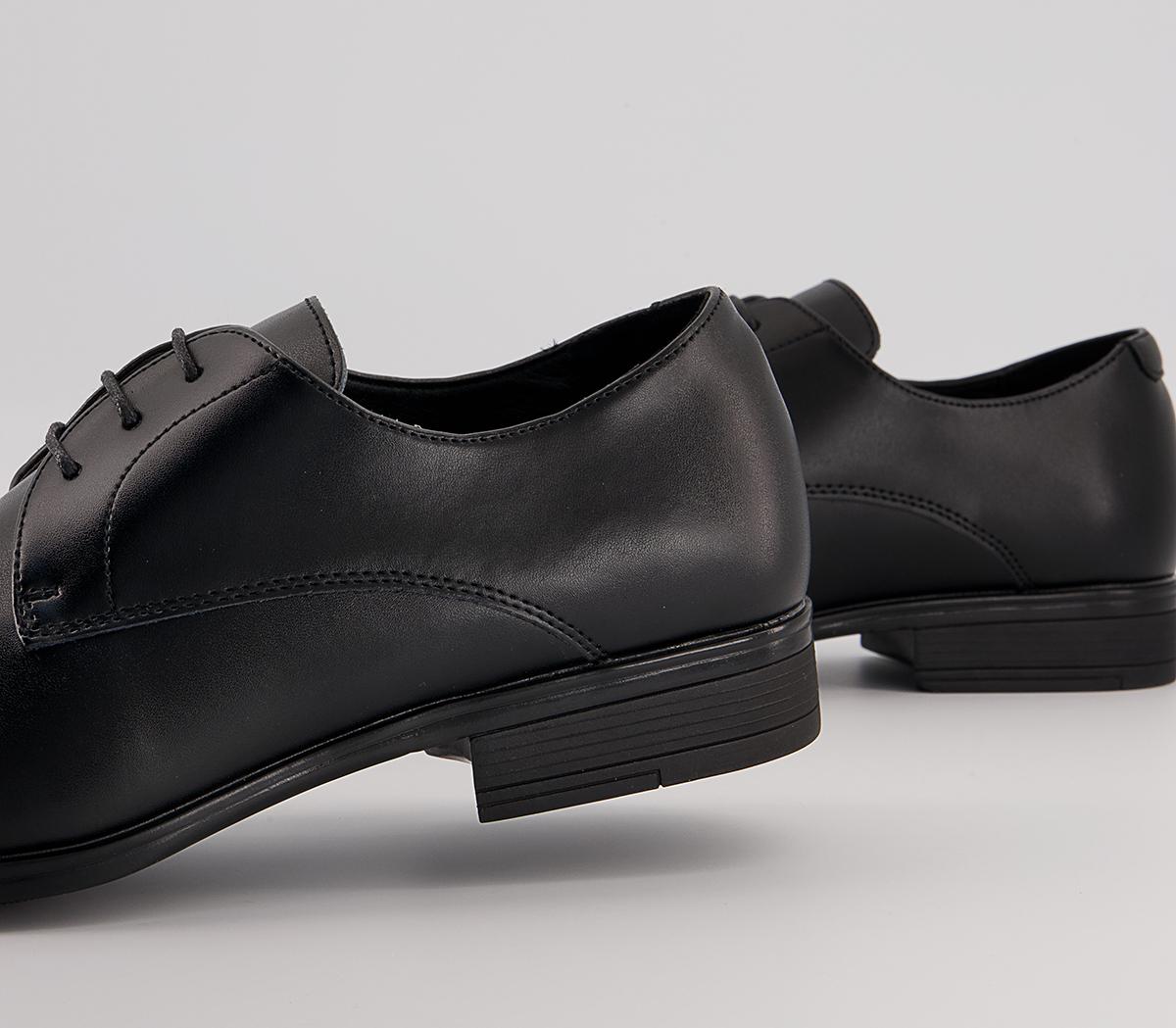 Office Micro 2 Plain Derby Shoes Office Micro 2 Plain Derby Shoes Black Leather