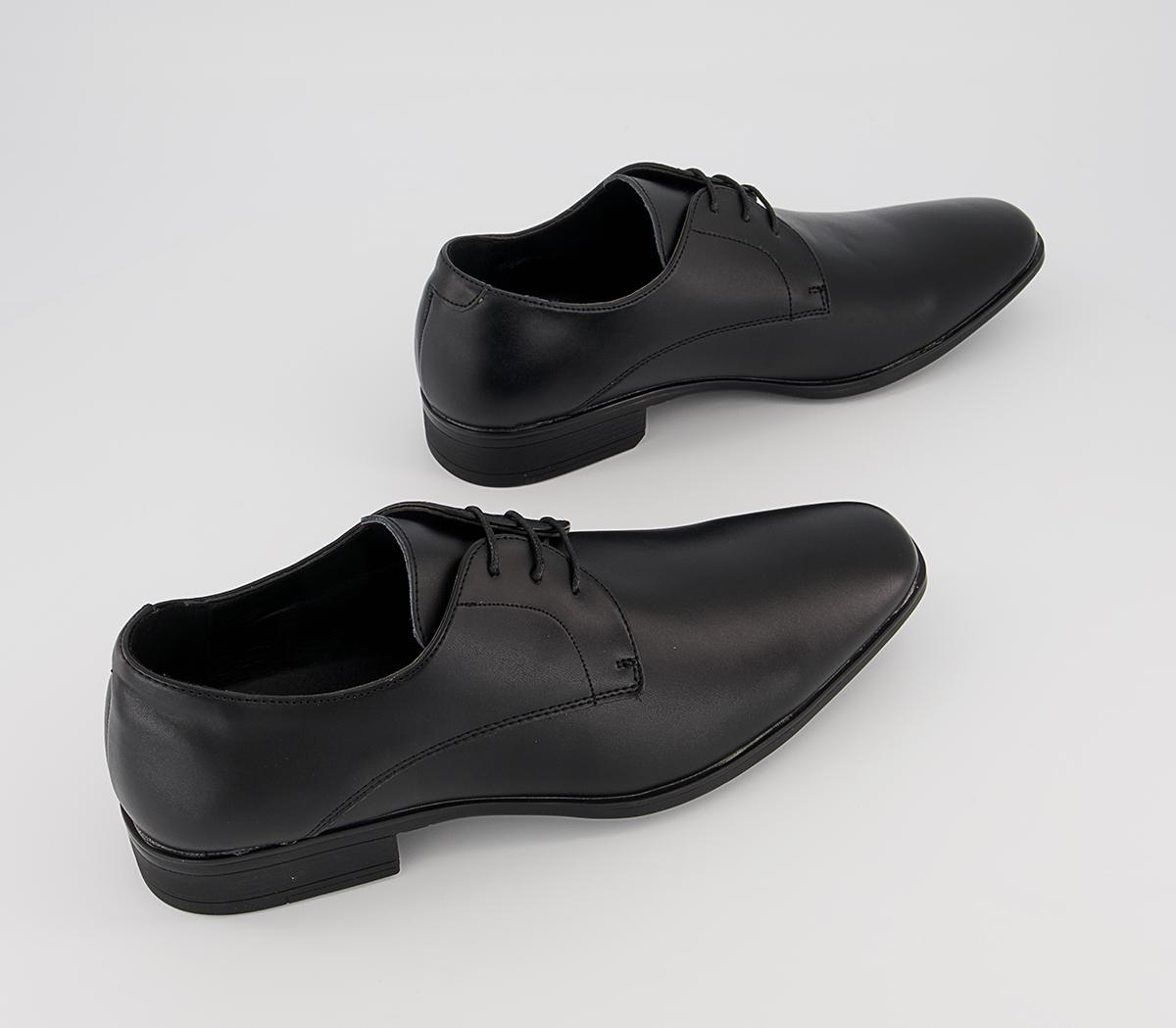 Office Micro 2 Plain Derby Shoes Office Micro 2 Plain Derby Shoes Black Leather