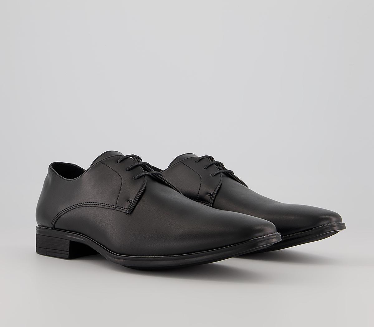 Office Micro 2 Plain Derby Shoes Office Micro 2 Plain Derby Shoes Black Leather