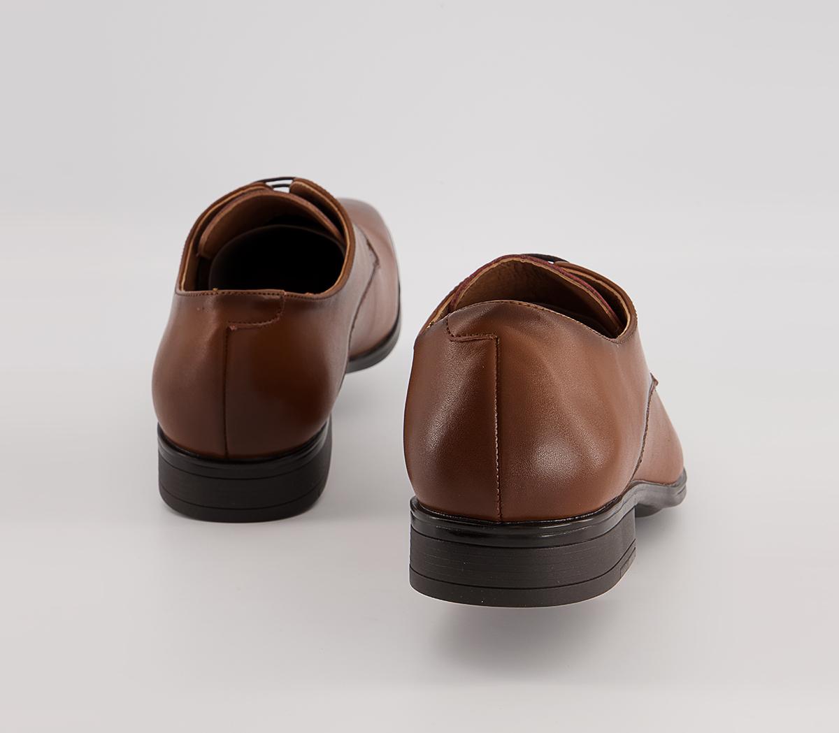 Office Micro 2 Plain Derby Shoes Office Micro 2 Plain Derby Shoes Tan Leather