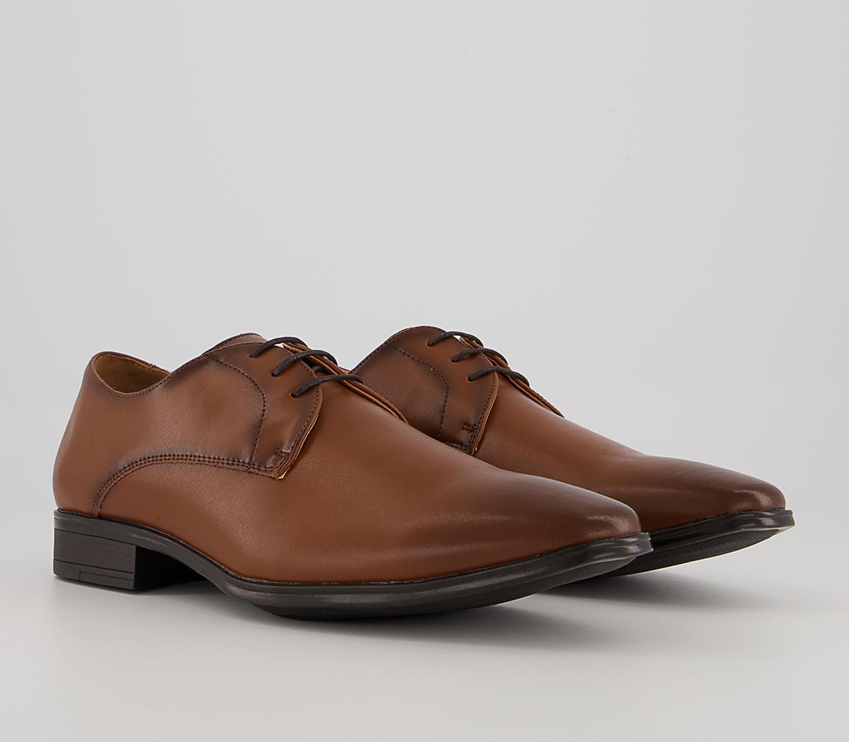 Office Micro 2 Plain Derby Shoes Office Micro 2 Plain Derby Shoes Tan Leather