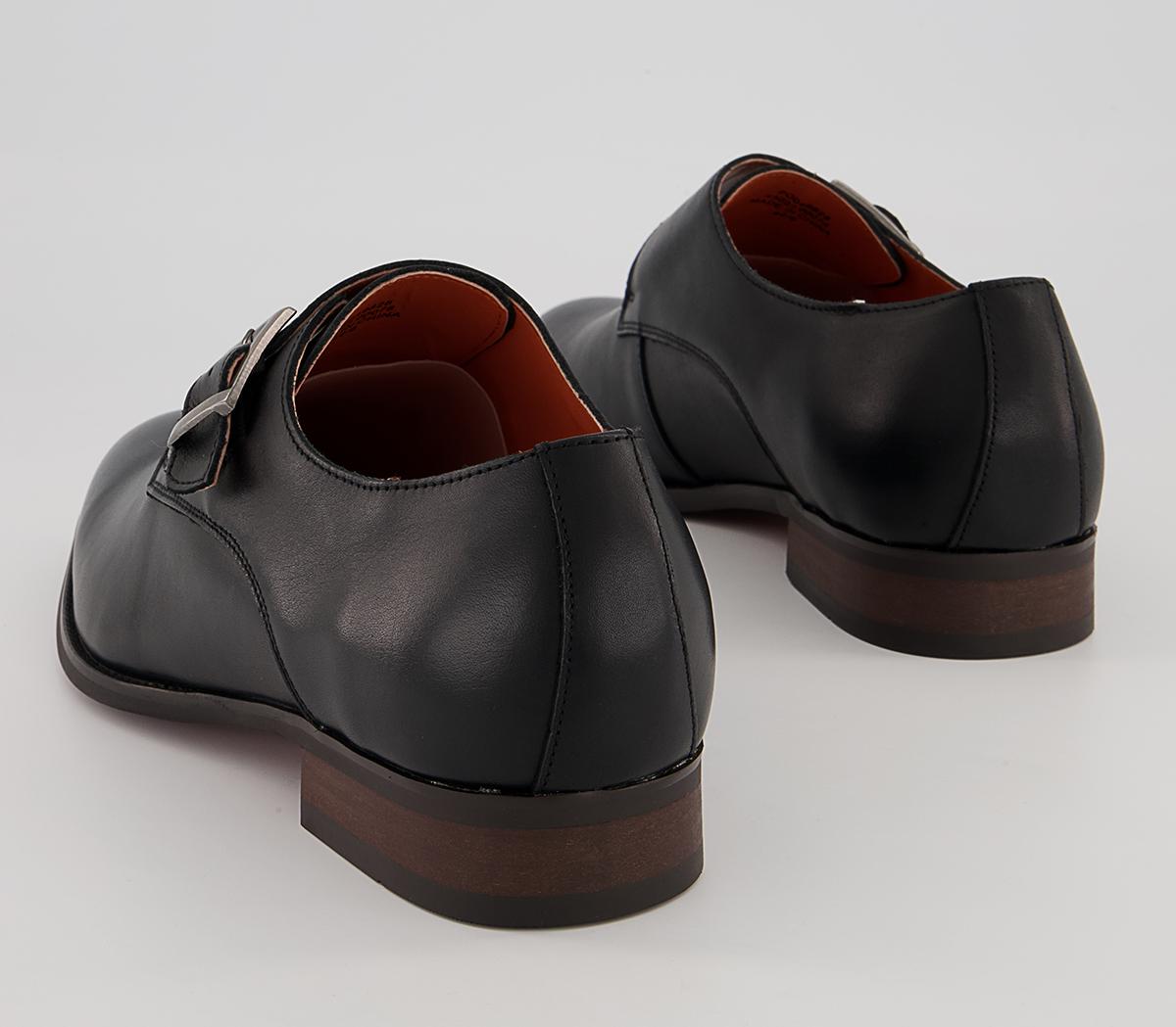 Office Montague Single Monk Shoes Office Montague Single Monk Shoes Black Leather