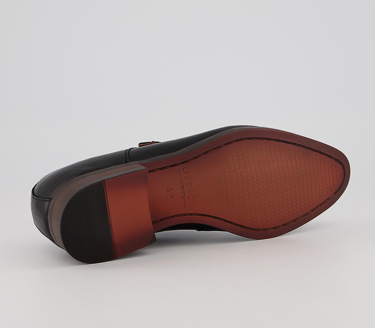 Office Montague Single Monk Shoes Office Montague Single Monk Shoes Black Leather