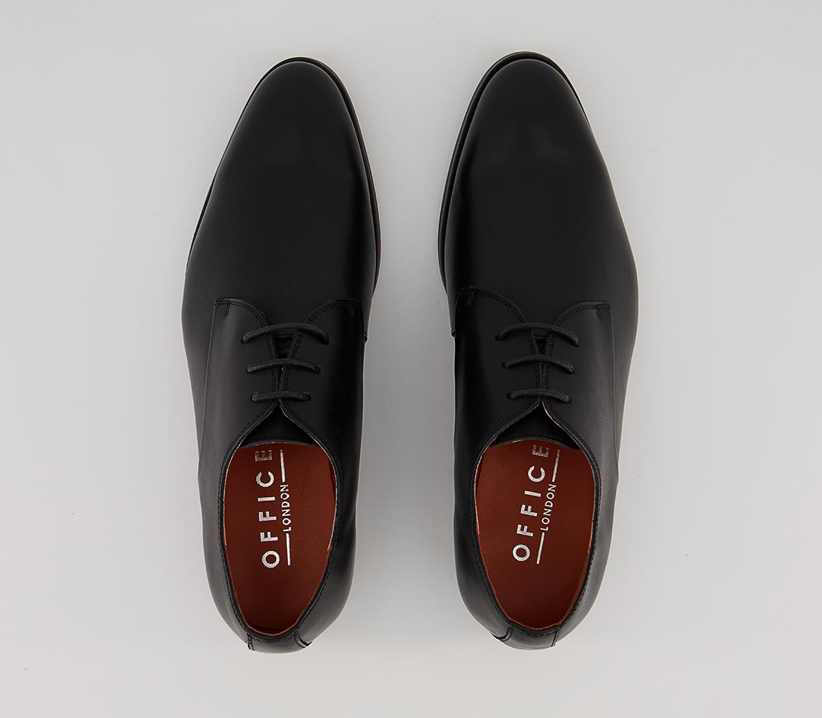 Office Miguel Three Eye Derby Shoes Office Miguel Three Eye Derby Shoes Black Leather