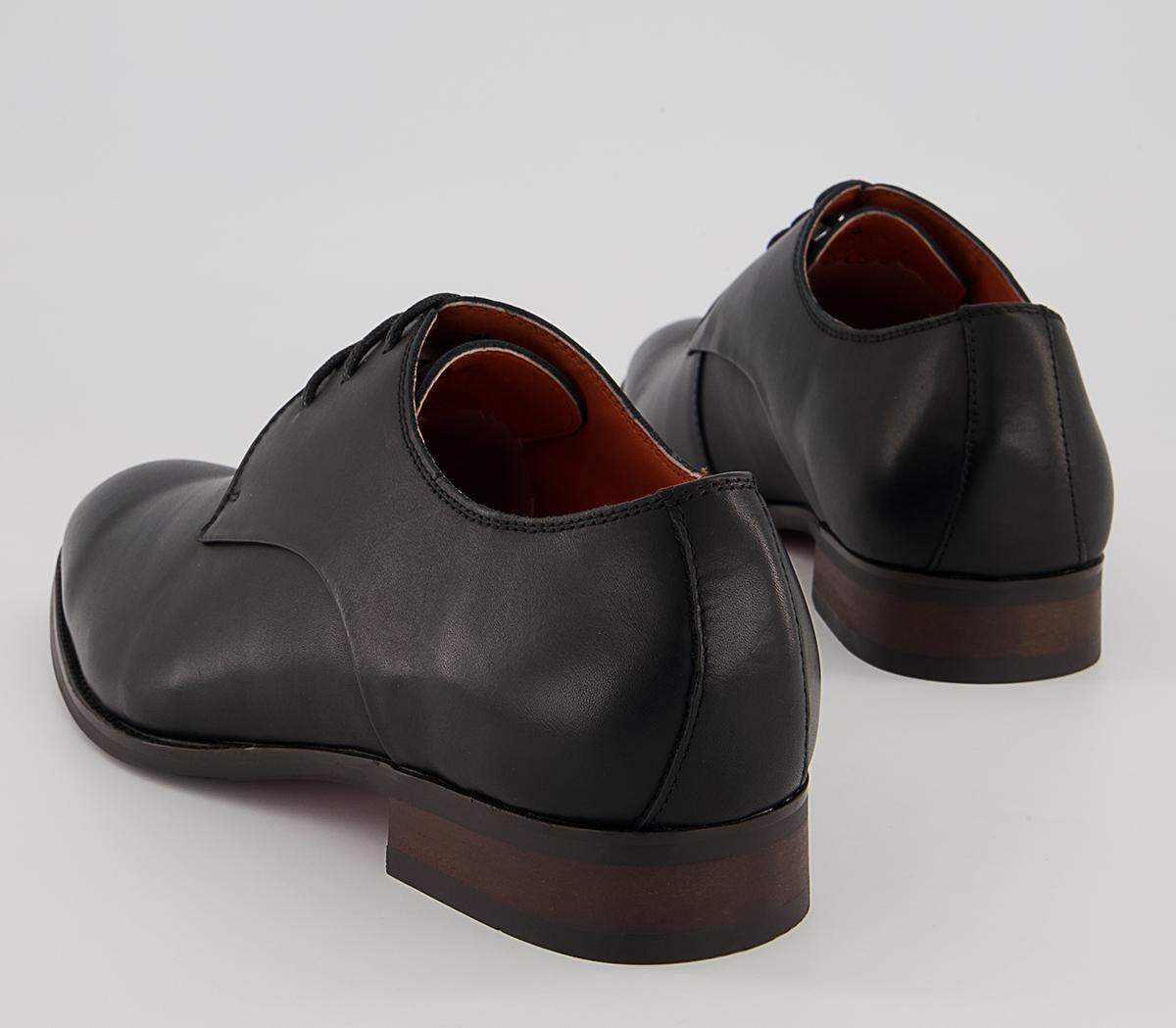 Office Miguel Three Eye Derby Shoes Office Miguel Three Eye Derby Shoes Black Leather