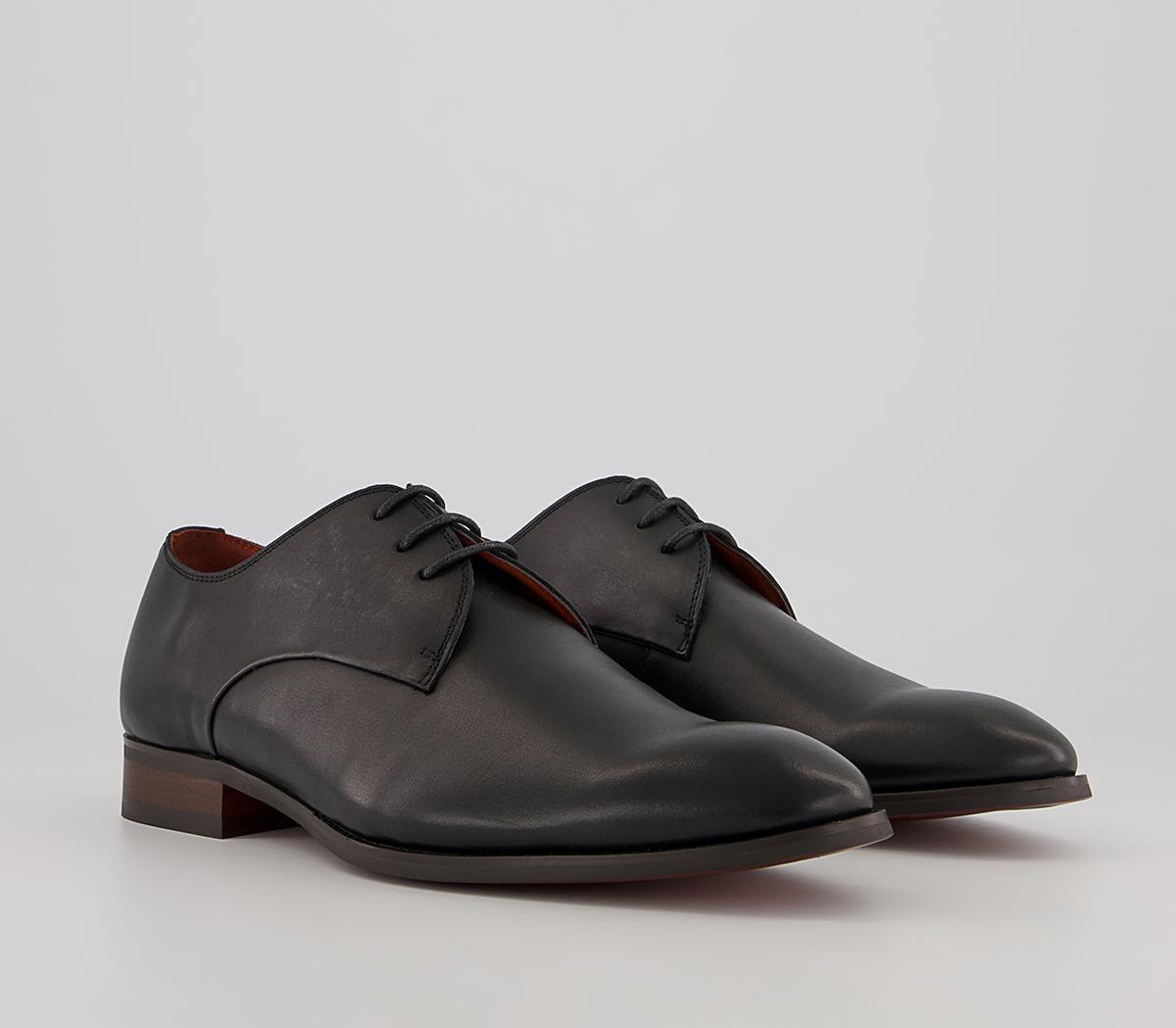Office Miguel Three Eye Derby Shoes Office Miguel Three Eye Derby Shoes Black Leather