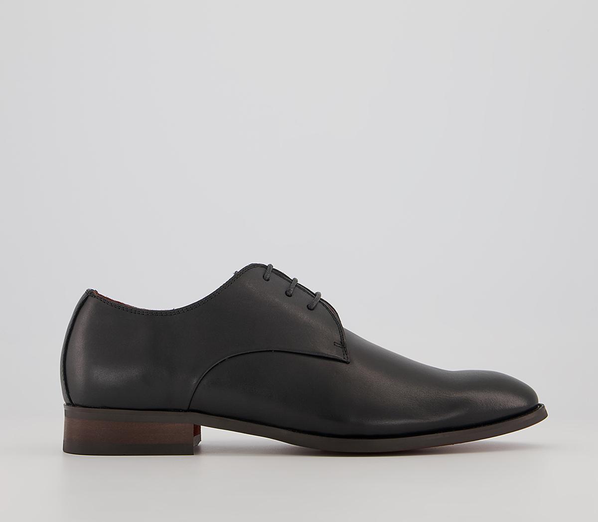 OfficeMiguel Three Eye Derby Shoes OfficeMiguel Three Eye Derby ShoesBlack Leather