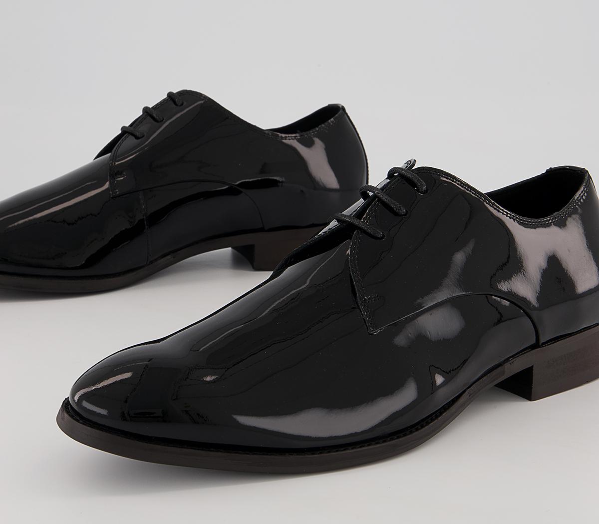 Office Miguel Three Eye Derby Shoes Office Miguel Three Eye Derby Shoes Black Patent