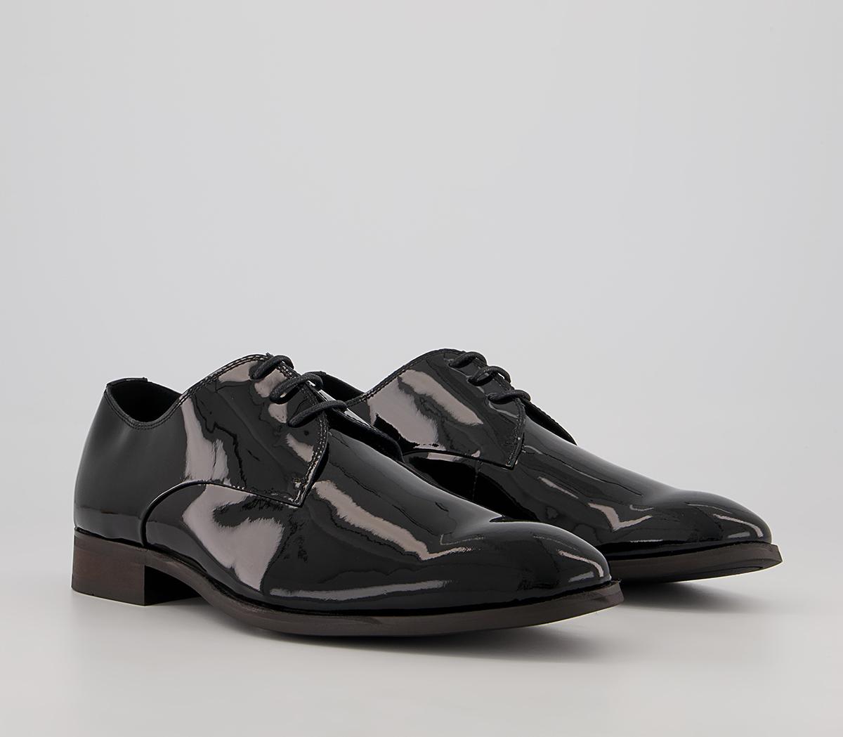 Office Miguel Three Eye Derby Shoes Office Miguel Three Eye Derby Shoes Black Patent