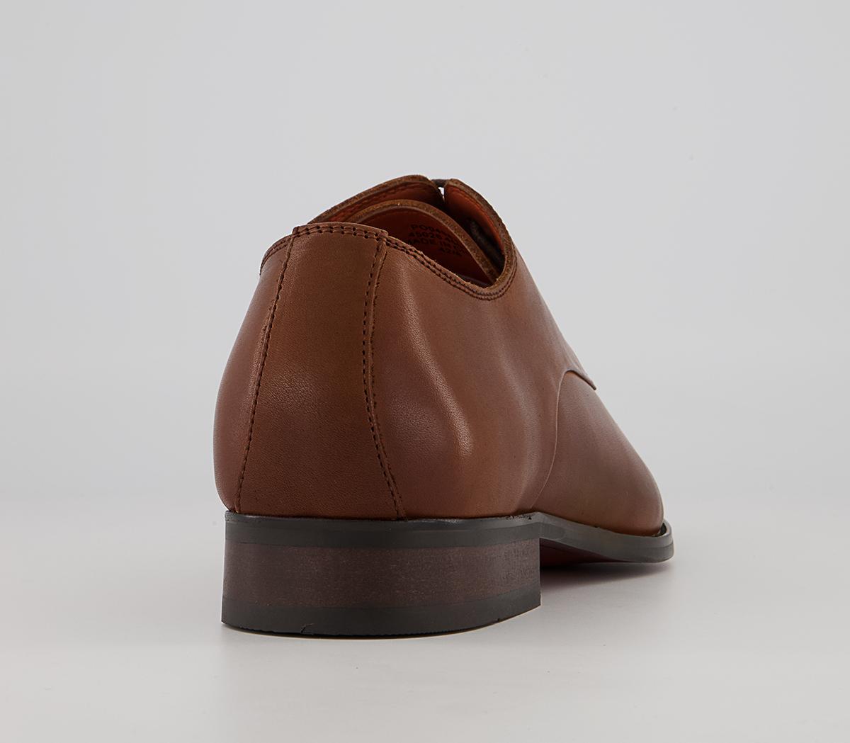 Office Miguel Three Eye Derby Shoes Office Miguel Three Eye Derby Shoes Tan Leather