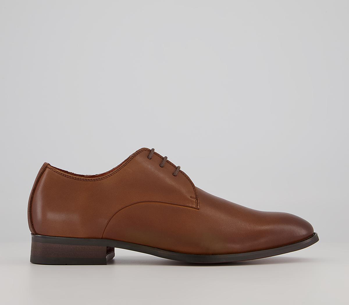 OfficeMiguel Three Eye Derby Shoes OfficeMiguel Three Eye Derby ShoesTan Leather