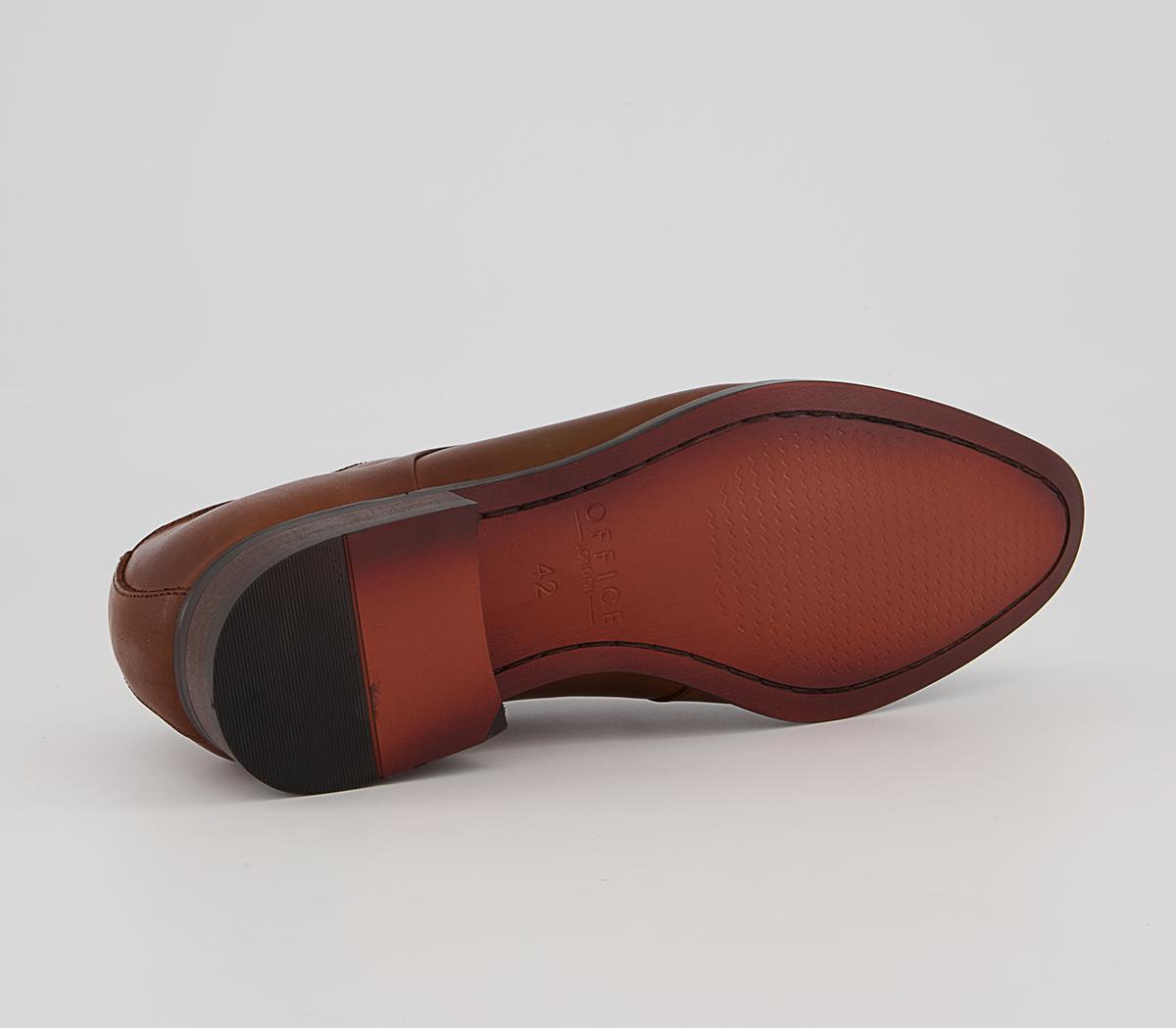 Office Miguel Three Eye Derby Shoes Office Miguel Three Eye Derby Shoes Tan Leather