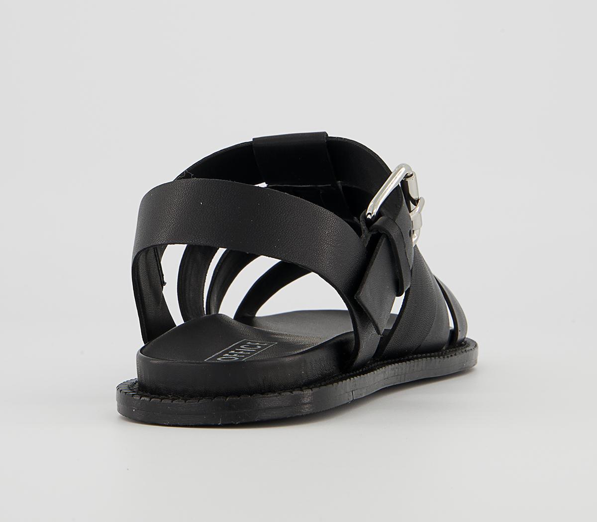 Office Sacrifice Fishermans Sandals Office Sacrifice Fishermans Sandals Black Leather