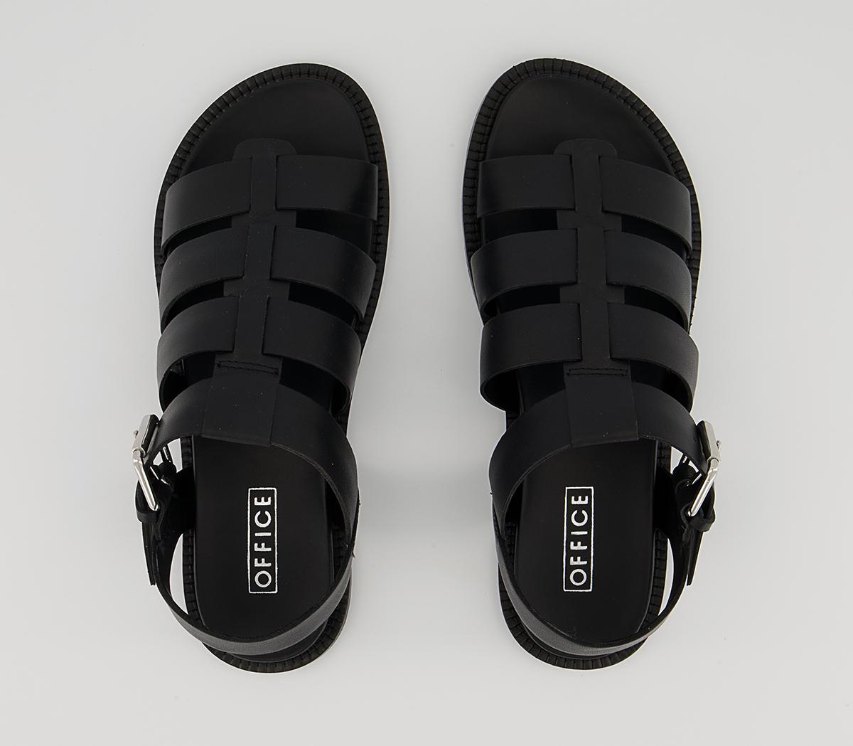 Office Sacrifice Fishermans Sandals Office Sacrifice Fishermans Sandals Black Leather