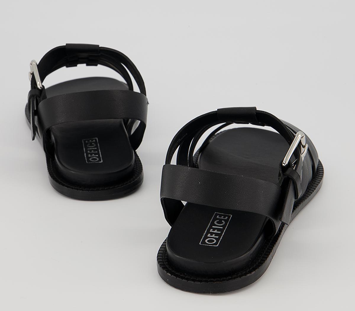Office Sacrifice Fishermans Sandals Office Sacrifice Fishermans Sandals Black Leather