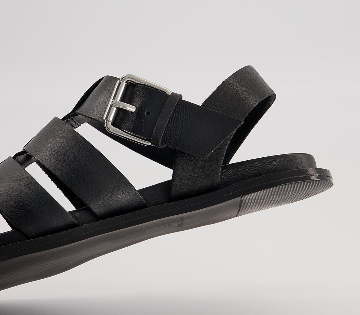 Office Sacrifice Fishermans Sandals Office Sacrifice Fishermans Sandals Black Leather